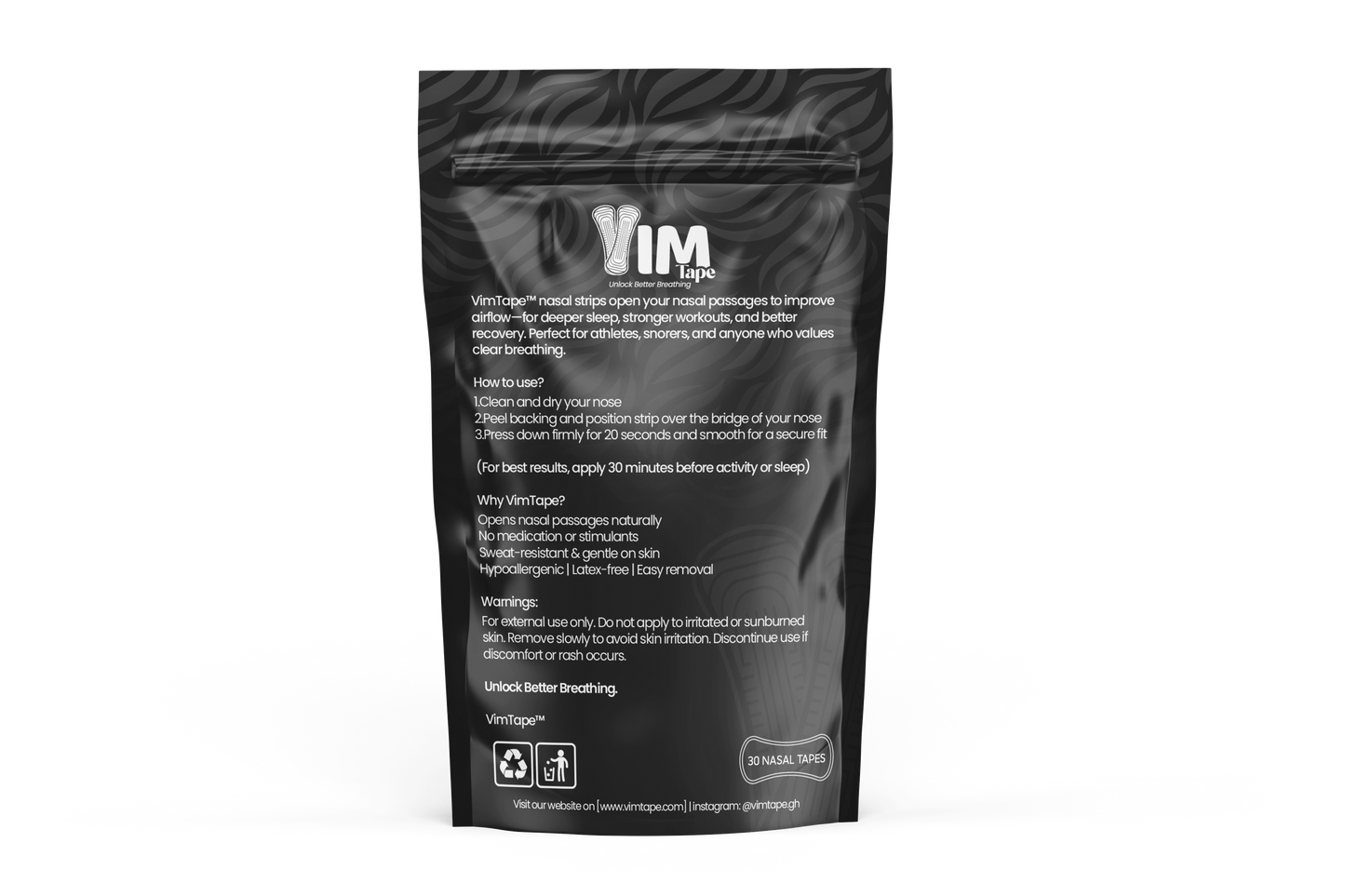 Vim Nose Tape